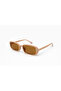 Glare Mink Brown Glass Unisex Sunglasses