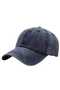 Unisex Vintage 100% Cotton Adjustable Baseball Cap Hat Set of 2 - 6