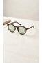 Unisex Women's Men's Uv400 Protected Oval Round Sunglasses with Frame, Case and Cleaning Cloth as a Gift - 4