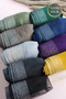 Silk-Look Glitter Stripe Sparkling Shawl – Elegant, Lightweight, and Stylish Silk Shawl - 4