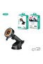 Cat-Cot Magnetic Car Mount: 360° Suction Cup Dashboard Holder with Built-in Charging Cable. - 3