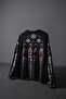 Men's Black Shadow of Sltr Boxy Fit Long Sleeve Tshirt