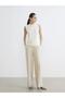 High Neck Ribbed Women's Bodysuit (S6) - 2