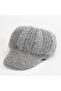 Women's Knitwear Hat Soft Textured Winter Beanie Hat Daily Use Cashmere Model Gray - 2