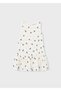 Patterned Laced Girl's Dress 3945 - 4