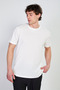 Men's Crew Neck Wrinkled T-Shirt - White - 3