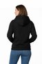 Women's Black Hooded Sweatshirt – Soft Fabric Comfortable Fit - 3