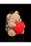 Cute Heart-Shaped Teddy Bear Bag Ornament – Gift Keychain Charm Accessory - 6