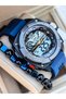 Extreme 10 Atm Pool Sea Usable,Navy Blue Silicone Cord,Sports Men's Digital Watch+Bracelet - 6