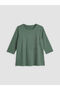 Original Floral Embroidered 100% Cotton Women's T-Shirt - 5
