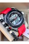 Extreme 10 Atm Pool Sea Usable,Red Silicone Cord,Sports Men's Digital Watch+Bracelet - 4