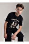Esvab • Modern & Distinctive Zero Roba Collar Harry Potter Printed Boys' T-Shirt