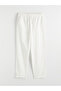 Ecru Comfortable Fit Linen Look Men's Trousers - 6