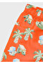 Boy's Patterned Bermuda Swim Shorts Orange - 03612 - 3
