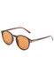 Unisex Oval Model Brown Sunglasses Tctgt002002G0321