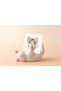 2-Piece Set of Hand-Painted Cat Figurine Photo and Note Holder Desktop Decorative Stand Gift for Cat Lovers - 7