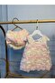 Rose Back Tie Baby Girl Suit - 4