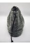 Büzgü Model Crystal Stone Crossbody Women's Bag - 7