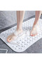 Massage Pointed Mat with Suction Cups and Water Drainage for Bathroom Shower Tub, Dolphin Patterned 35 X 68 cm S-10
