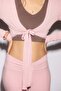 Cropped long-sleeved yoga top - 2