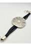 Zamak Metal (0 Nickel) Vintage-Gothic Adjustable Leather Bracelet - 5