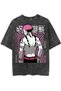 Jujutsu Kaisen Anime Toji Fushiguro and Sukuna Anime Cosplay Manga T-Shirt Acid Wash Tshirt - 3