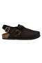 Buckle Suede Women's Sabo Sandals 215563