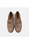 Men's Mink Metal Detailed Suede Loafer - 6