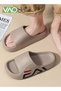 Men's Pillow Slippers, Non-slip and Lightweight Cloud Slides, Soft EVA Open Toes Shower Shoes, Quick - 6
