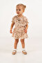 Baby Girl Summer Clothes, Front Buttoned Muslin 2-Piece Set - 6