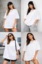 Oversize T-Shirt Summer 100% Cotton