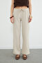 Buy Tie-Detail Muslin Fabrics Palazzo Pants - 6