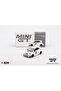 1/64 LB-WORKS x Abas Works ABARTH 595 Gara أبيض