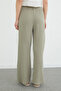 Beli Lace-Up Pocketed Muslin Fabric Trousers - 8