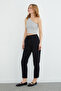 Tie-Waist Pocketed Gabardine Trousers - 5