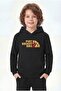 Hooded Print Detailed Boys' Sweatshirt with Kangaroo Pocket - 4