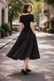 Design Matilda Long Dress Women Black - 6