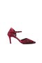 Stilux Lace Fabric Stylish Stiletto 7 cm Heel Women's Shoes - 3