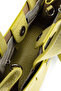 Women's Faux Leather Yellow Handbag - 5
