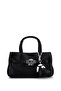 Women's Faux Leather Black Handbag