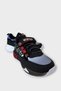 Velcro Lightweight Anatomical Sole Casual Sneaker Children's Sports Shoes Black - Red - 2