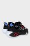 Velcro Lightweight Anatomical Sole Casual Sneaker Children's Sports Shoes Black - Red - 4