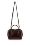 Women's Faux Leather Brown Handbag - 7