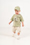 Baby Boy Summer Set, Flexible Fabric, Comfortable T-Shirt, Shorts, 2-Piece Set, Hat, Gift - 7