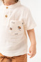 Baby Boy Summer Muslin Set with Hat as a Gift - 2