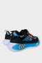 Velcro Lightweight Anatomical Sole Casual Sneaker Children's Sports Shoes Black - Orange - 4