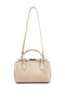 Women's Faux Leather Beige Handbag - 4