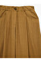 Viscose Waffle Fabric Wide Leg Palazzo Trousers with Pockets and Pleated Detail - 5