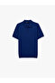 Regular Fit Viscose Blended Buttoned Polo Collar Short Sleeve Knitwear T-Shirt