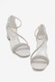 Girl's Stone Detailed Ankle Strap Heeled Shoes - 3